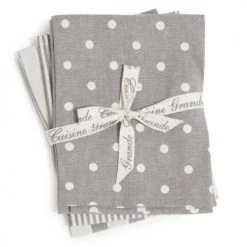 Maisons Du Monde Tabliers Et Torchons 3 Torchons Gris -Tabliers et torchons Soldes 3 torchons gris 1000 7 8 118293 7