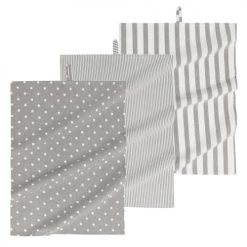 Maisons Du Monde Tabliers Et Torchons 3 Torchons Gris