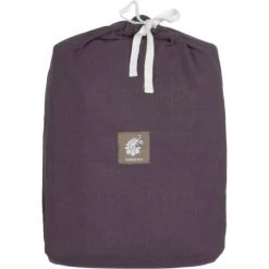 Febronie 4x Sets De Table En Lin Lavé 30x50 Violine Bordure Rose Poudré -Tabliers et torchons Soldes 4x sets de table en lin lave 30x50 violine bordure rose poudre 3