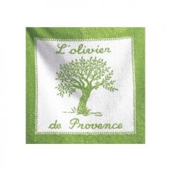 Coucke Tabliers Et Torchons Carré éponge En Coton Vert 50x50