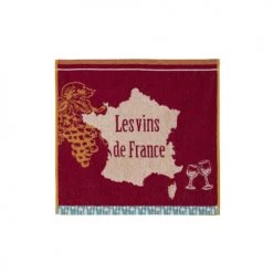 Coucke Tabliers Et Torchons Carré éponge En Jacquard De Coton Ocre 50x50