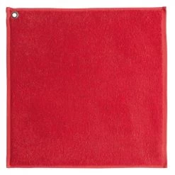 Coucke Tabliers Et Torchons Carré éponge Uni En Coton Garance 50x50