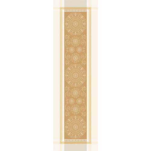 Garnier Thiebaut Chemins De Table Chemin De Table Antitache Déperlant Or 54X180 2 Garnier Thiebaut Chemins De Table Chemin De Table Antitache Déperlant Or 54X180 – Image 2