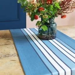 Maison Jean-Vier Chemins De Table Chemin De Table Bleu 50x155