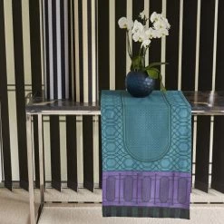 Le Jacquard Français Chemins De Table Chemin De Table En Coton Buis 50 X 150