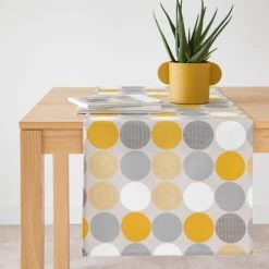 Maisons Du Monde Chemins De Table Chemin De Table En Coton Enduit 48x150