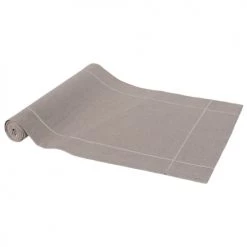 Maisons Du Monde Chemin De Table Noël Chemin De Table En Coton Gris Et Argenté L150 -Tabliers et torchons Soldes chemin de table en coton gris et argente l150 1000 3 28 184487 1