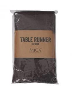 Mica Decorations Chemins De Table Chemin De Table En Coton Gris L180 -Tabliers et torchons Soldes chemin de table en coton gris l180 6