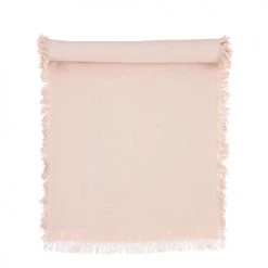 Mica Decorations Chemins De Table Chemin De Table En Coton Rose L180