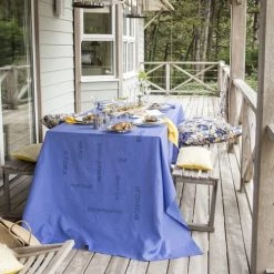 Alexandre Turpault Chemins De Table Chemin De Table En Lin Bleu Horizon 50x150