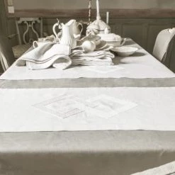 Alexandre Turpault Chemins De Table Chemin De Table En Lin Naturel 50x150