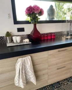 Le Comptoir De La Plage Tabliers Et Torchons Deux Duos Torchons Assortis Bicolores Beige Déco 50 X 70 -Tabliers et torchons Soldes deux duos torchons assortis bicolores beige deco 50 x 70 3