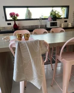 Le Comptoir De La Plage Tabliers Et Torchons Deux Duos Torchons Assortis Bicolores Beige Ginkos 50 X 70 -Tabliers et torchons Soldes deux duos torchons assortis bicolores beige ginkos 50 x 70 5