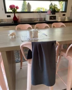 Le Comptoir De La Plage Tabliers Et Torchons Deux Duos Torchons Assortis Bicolores Carreaux Gris -Tabliers et torchons Soldes deux duos torchons assortis bicolores carreaux gris 5