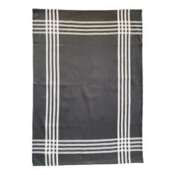 Le Comptoir De La Plage Tabliers Et Torchons Deux Duos Torchons Assortis Bicolores Rayés Noirs 50 X 70 -Tabliers et torchons Soldes deux duos torchons assortis bicolores rayes noirs 50 x 70 2