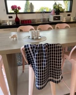 Le Comptoir De La Plage Tabliers Et Torchons Deux Duos Torchons Assortis Carreaux Noirs 50 X 70 -Tabliers et torchons Soldes deux duos torchons assortis carreaux noirs 50 x 70 4