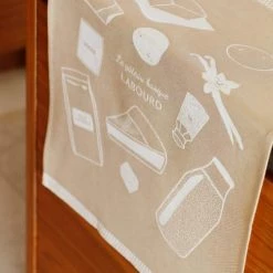 Maison Jean-Vier Tabliers Et Torchons Essuie-mains Coton Beige 45x60 Cm -Tabliers et torchons Soldes essuie mains coton beige 45x60 cm 3