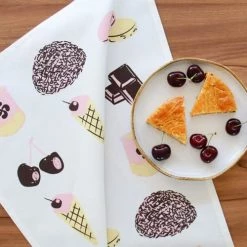 Maison Jean-Vier Tabliers Et Torchons Essuie-mains Coton Blanc 45x60 Cm -Tabliers et torchons Soldes essuie mains coton blanc 45x60 cm 2