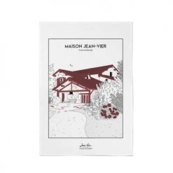 Maison Jean-Vier Tabliers Et Torchons Essuie-mains Coton Blanc 45x60 Cm