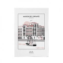 Maison Jean-Vier Tabliers Et Torchons Essuie-mains Coton Blanc 45x60 Cm