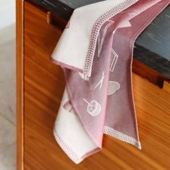 Maison Jean-Vier Tabliers Et Torchons Essuie-mains Coton Rouge 45x60 Cm -Tabliers et torchons Soldes essuie mains coton rouge 45x60 cm 3