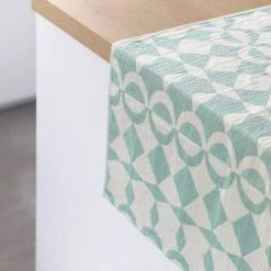 Maison Jean-Vier Tabliers Et Torchons Essuie-mains Coton Vert -Tabliers et torchons Soldes essuie mains coton vert 2