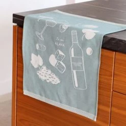 Maison Jean-Vier Tabliers Et Torchons Essuie-mains Coton Vert 45x60 Cm -Tabliers et torchons Soldes essuie mains coton vert 45x60 cm 2