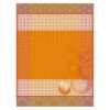 Le Jacquard Français Tabliers Et Torchons Essuie-mains En Coton Melon 60 X 80