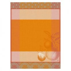 Le Jacquard Français Tabliers Et Torchons Essuie-mains En Coton Melon 60 X 80