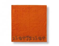 Becquet Tabliers Et Torchons Essuie-mains Orange En Coton 50x50