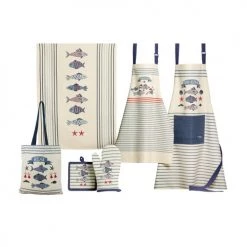 Winkler Tabliers Et Torchons Gant De Cuisine En Coton Bleu 18 X 28 -Tabliers et torchons Soldes gant de cuisine en coton bleu 18 x 28 2