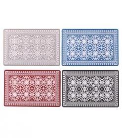 Wadiga Lot De 12 Sets De Table Vinyle Motif Mosaïque