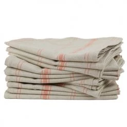 Linandelle Tabliers Et Torchons Lot De 12 Torchons En Lin Orange