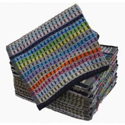 Linandelle Tabliers Et Torchons Lot De 12 Torchons éponge Mineur En Coton Bleu Marine