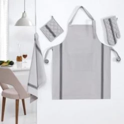 Sensei Maison Tabliers Et Torchons Lot De 2 Maniques De Cuisine Glacier 20x20 Cm -Tabliers et torchons Soldes lot de 2 maniques de cuisine glacier 20x20 cm 4