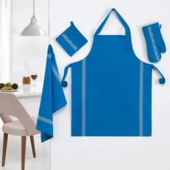 Sensei Maison Tabliers Et Torchons Lot De 2 Maniques De Cuisine Ocean 20x20 Cm -Tabliers et torchons Soldes lot de 2 maniques de cuisine ocean 20x20 cm 4