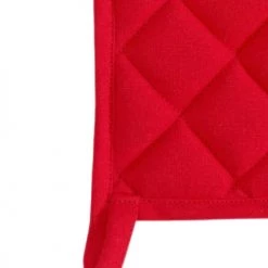 Sensei Maison Tabliers Et Torchons Lot De 2 Maniques De Cuisine Rubis 20x20 Cm -Tabliers et torchons Soldes lot de 2 maniques de cuisine rubis 20x20 cm 3