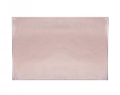 Becquet Lot De 2 Sets De Table Aspect Grainé Rose Poudré 45x30