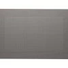 Becquet Lot De 2 Sets De Table Unis Gris 45x30