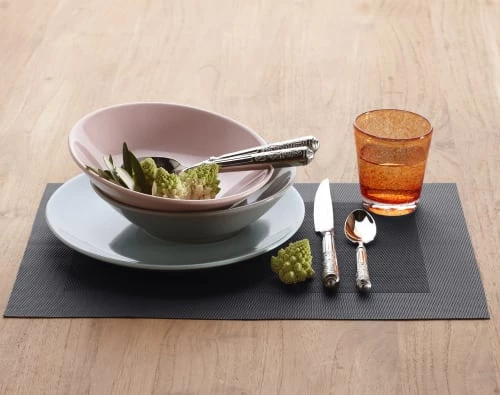 Becquet Lot De 2 Sets De Table Unis Gris Anthracite 45x30 2 Becquet Lot De 2 Sets De Table Unis Gris Anthracite 45x30 – Image 2