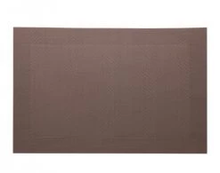 Becquet Lot De 2 Sets De Table Unis Marron 45x30