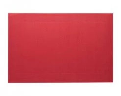 Becquet Lot De 2 Sets De Table Unis Rouge 45x30