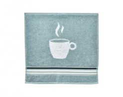 Becquet Tabliers Et Torchons Lot De 3 Essuie-mains Bleu En Coton 50x50