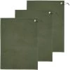 Sensei Maison Tabliers Et Torchons Lot De 3 Torchons Avec œillet Vert 50x70 Cm