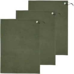 Sensei Maison Tabliers Et Torchons Lot De 3 Torchons Avec œillet Vert 50x70 Cm