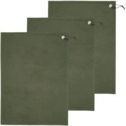 Sensei Maison Tabliers Et Torchons Lot De 3 Torchons Avec œillet Rubis 50x70 Cm -Tabliers et torchons Soldes lot de 3 torchons avec oeillet vert 50x70 cm 4