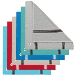 Sensei Maison Tabliers Et Torchons Lot De 3 Torchons Avec Une Face éponge Et œil Rubis 50x50 Cm -Tabliers et torchons Soldes lot de 3 torchons avec une face eponge et oeil rubis 50x50 cm 3