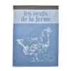 Becquet Tabliers Et Torchons Lot De 3 Torchons Bleu En Coton 50x70
