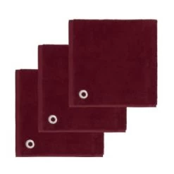 Sensei Maison Tabliers Et Torchons Lot De 3 Torchons Carrés Avec œillet Indigo 50x50 Cm -Tabliers et torchons Soldes lot de 3 torchons carres avec oeillet cardinal 50x50 cm 2