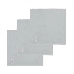 Sensei Maison Tabliers Et Torchons Lot De 3 Torchons Carrés Avec œillet Glacier 50x50 Cm